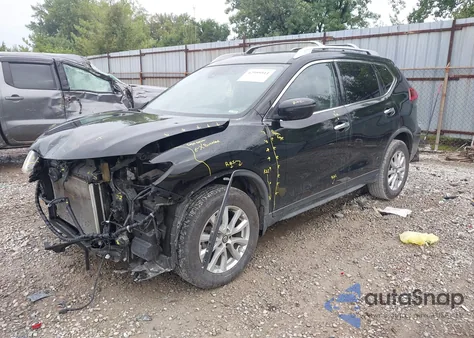 2020 Nissan Rogue Sv Intelligent Awd из США, поврежденный, VIN JN8AT2MV6LW106228